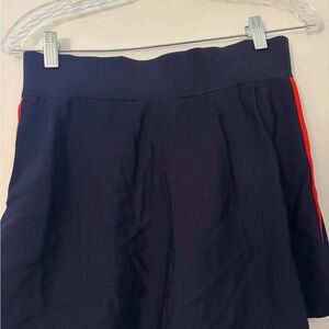 Zara navy skort NWOT